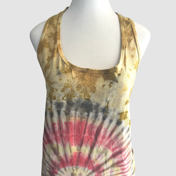 Tomcat Tie Dye Creations Women's Crumple/Circle Design Tank Multi, NWT-Size L - Picture 2 of 6